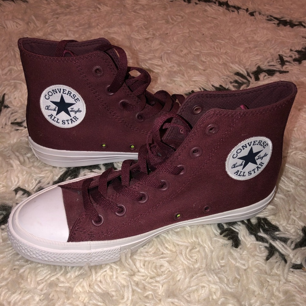 High top converse with lunarlon sole